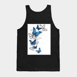 Flying Butterflies Morpho Tank Top